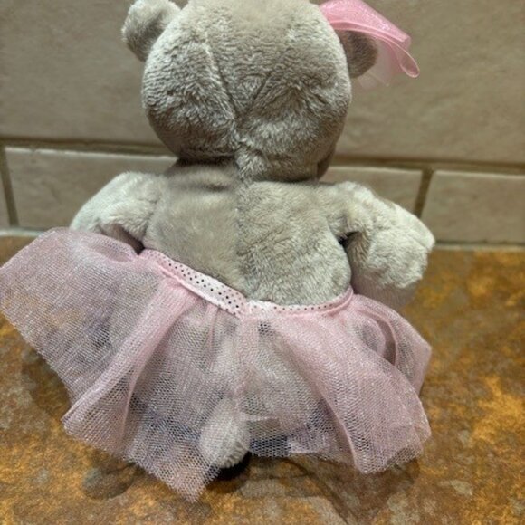 Douglas Grey Hippo Ballerina Pink Tutu Plush Stuffed Animal 2012 8" Toy - Picture 8 of 8